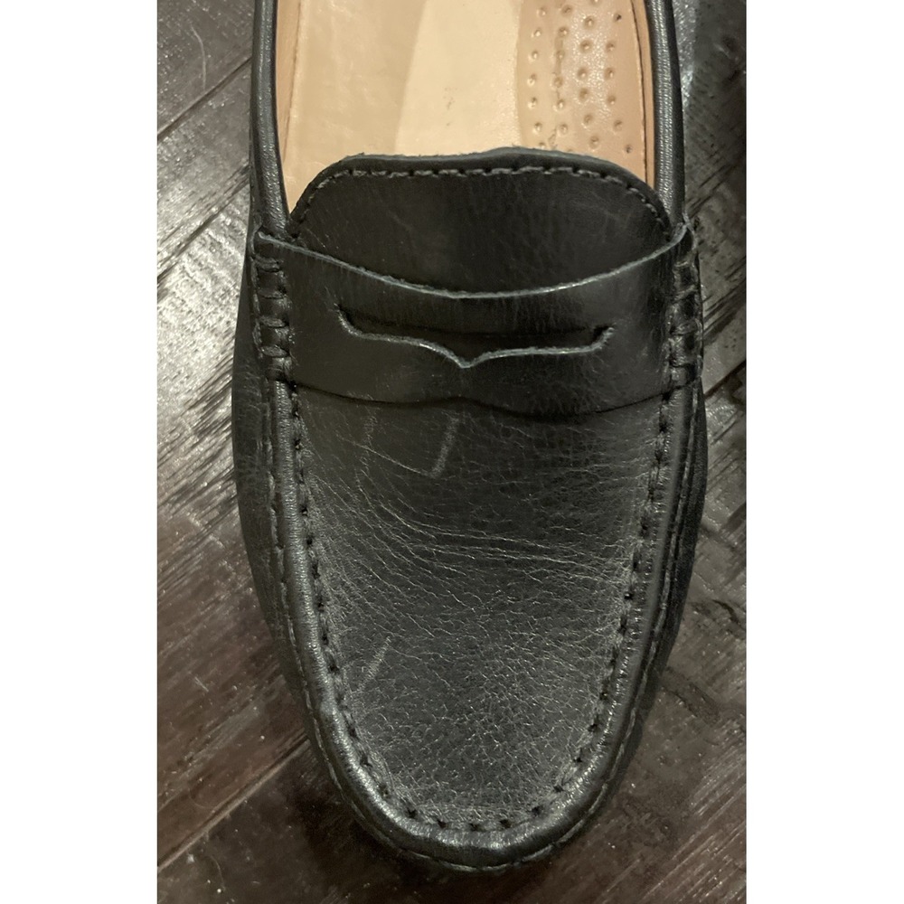 Marc Joseph‎ New York Womens Size 8 1/2 Lexington Loafer Flats Black Leather - Picture 4 of 10